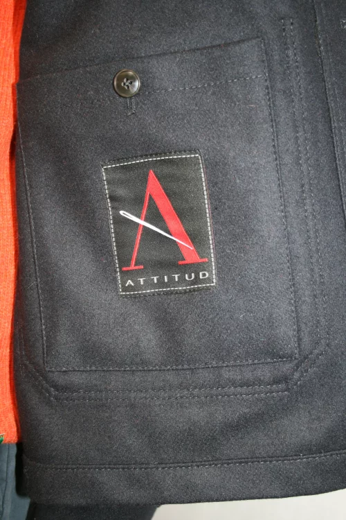 Veste Ville Veste Chemise Bleu Fonce – Image 4