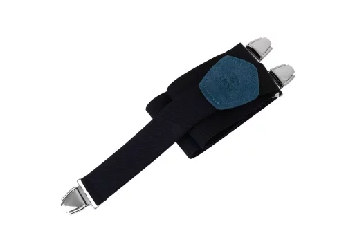 Accessoire Bretelles Unies Noir Noir Fonce