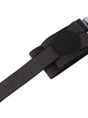 Accessoire Bretelles Chevron Gris Fonce