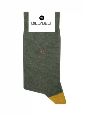 Accessoire Chaussettes Coffret Trio Montagne Kaki Moyen