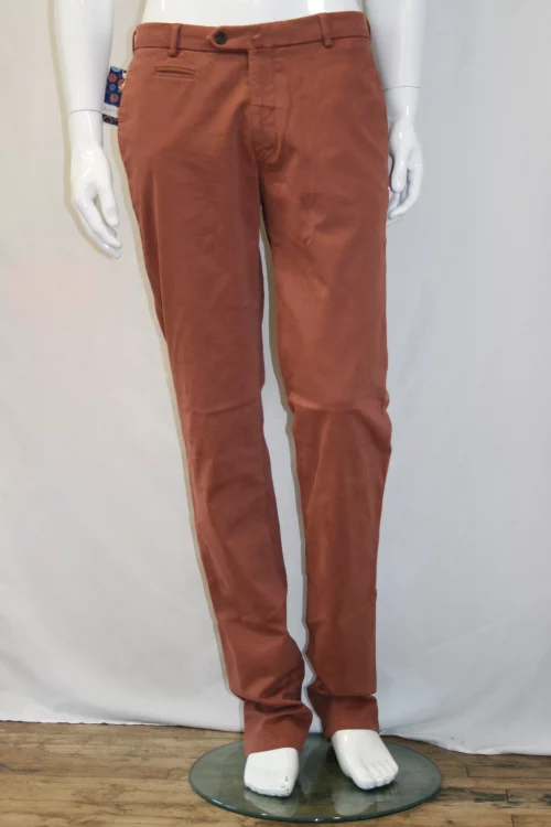 Pantalon Sport Chino Satin Pat Hamilton Orange Moyen