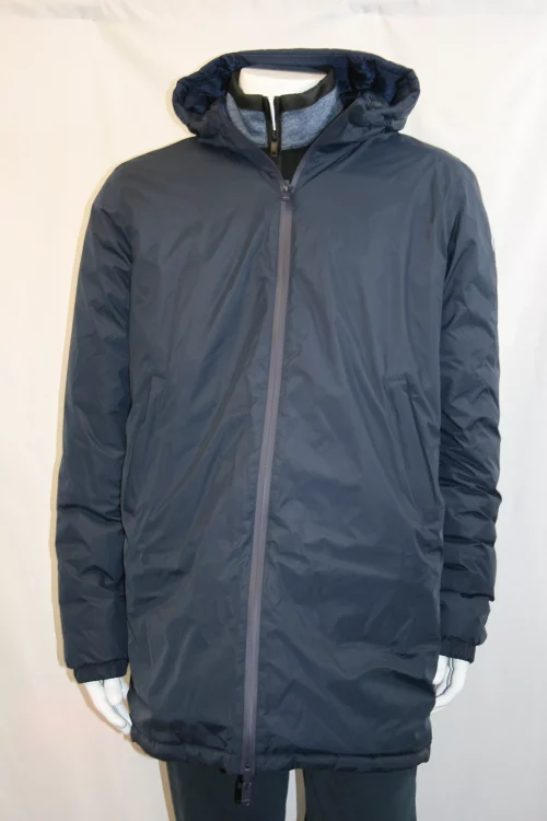 Grosse Piece Parka Inspiration K-way Bleu Fonce