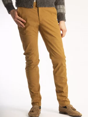 Pantalon Sport Micro Structure Beige Moyen