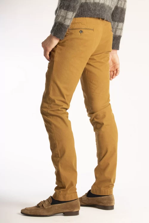 Pantalon Sport Micro Structure Beige Moyen – Image 2