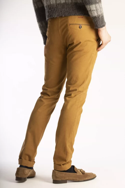 Pantalon Sport Micro Structure Beige Moyen – Image 3