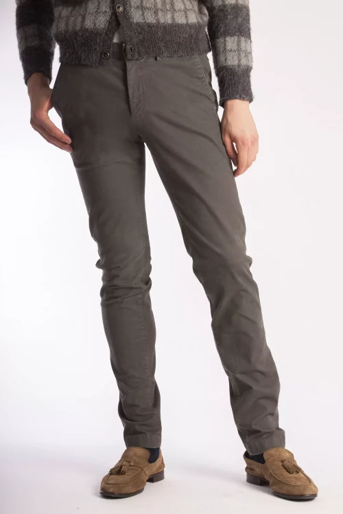 Pantalon Sport Micro Structure Gris Fonce