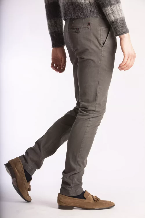 Pantalon Sport Micro Structure Gris Fonce – Image 2