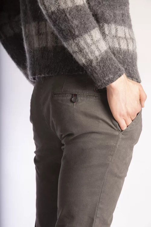 Pantalon Sport Micro Structure Gris Fonce – Image 3