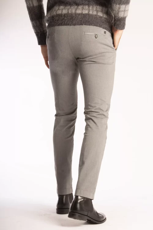 Pantalon Sport Micro Structure Gris Clair – Image 2