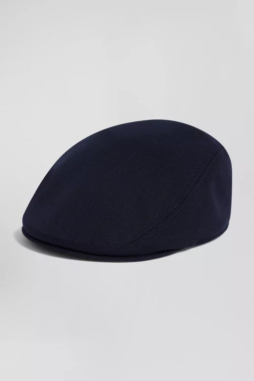 Accessoire Casquette Plate Bleu Fonce