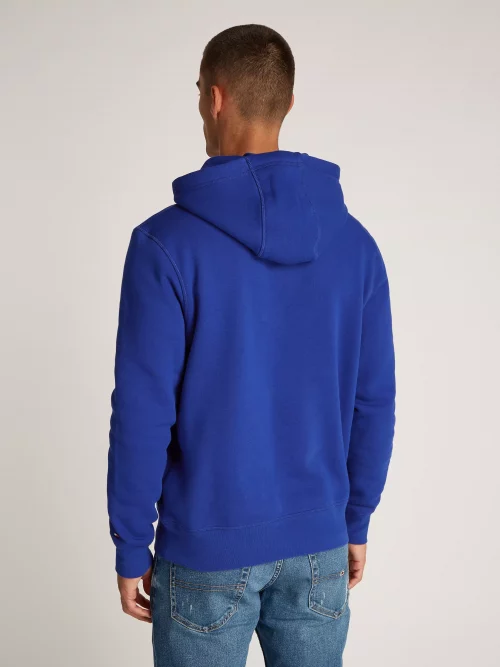 Pull Sweat  Capuche Logo Bleu Moyen – Image 2