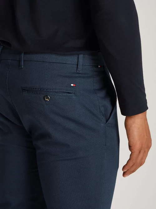 Pantalon Sport Bleecker Micro Print Bleu Fonce – Image 3