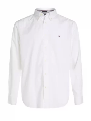 Chemise Manches Longues Sport Pop Unie Blanc