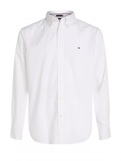Chemise Manches Longues Sport Pop Unie Blanc