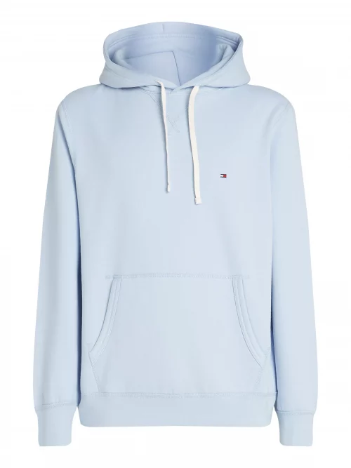 Pull Sweat  Molleton Capuche Bleu Clair – Image 4
