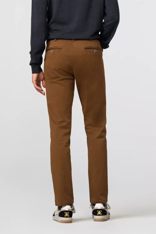 Pantalon Sport Gabardine Stretch Beige Moyen – Image 2