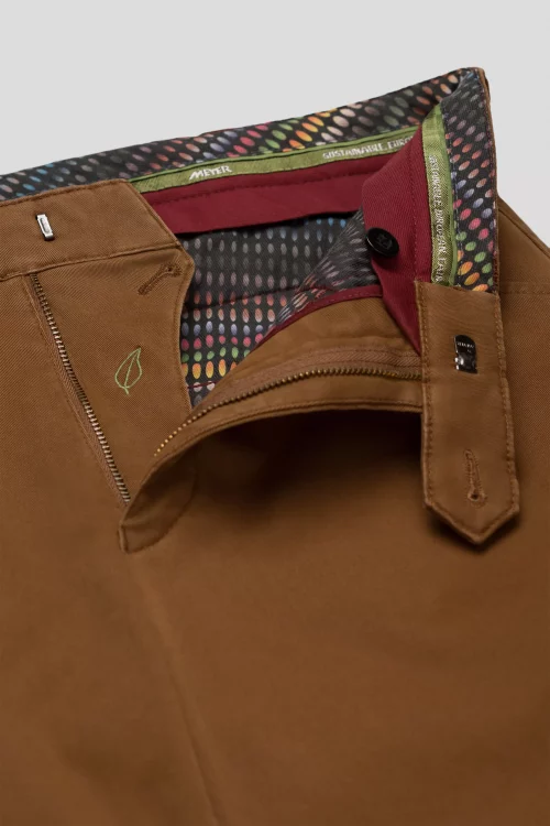 Pantalon Sport Gabardine Stretch Beige Moyen – Image 3