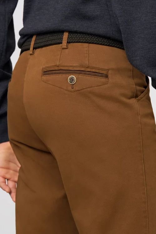 Pantalon Sport Gabardine Stretch Beige Moyen – Image 4