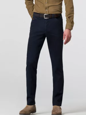 Pantalon Sport Gabardine Stretch Bleu Fonce