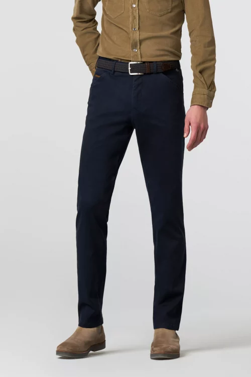 Pantalon Sport Gabardine Stretch Bleu Fonce