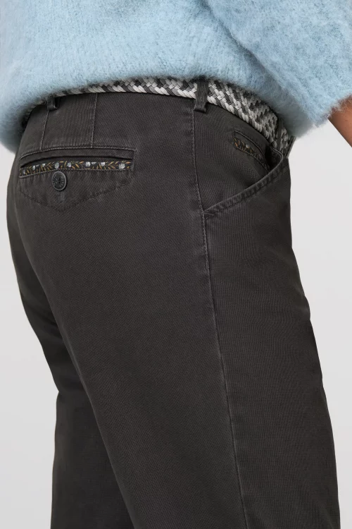 Pantalon Sport Micro Structure Gris Moyen – Image 3