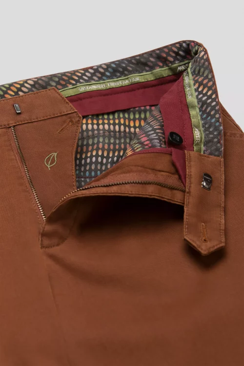 Pantalon Sport Micro Structure Orange Moyen – Image 3