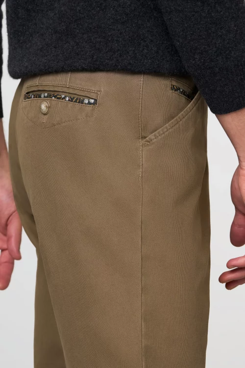 Pantalon Sport Micro Structure Beige Clair – Image 4