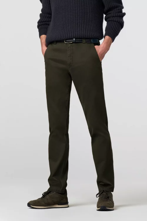 Pantalon Sport Imprime Diago Kaki Fonce