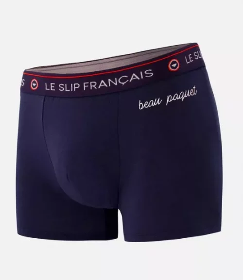 Accessoire Shorty Broderie Beau Paquet Bleu Fonce