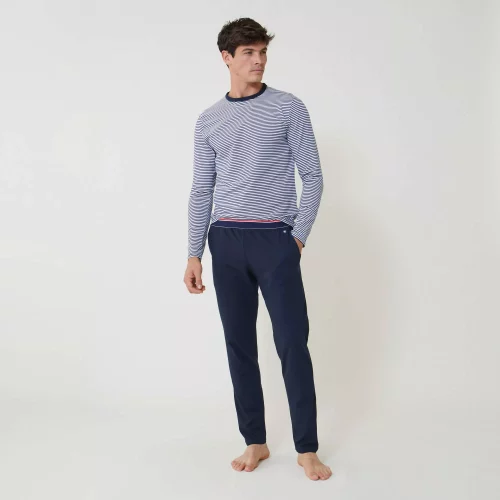 Accessoire Pyjama Pyjalong Mariniere Bleu Fonce