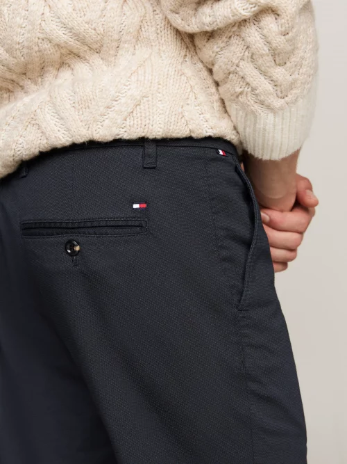 Pantalon Sport Bleecker Micro Print Bleu Fonce – Image 3