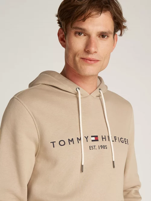 Pull Sweat  Molleton Enfilable Capuche Beige Clair – Image 3
