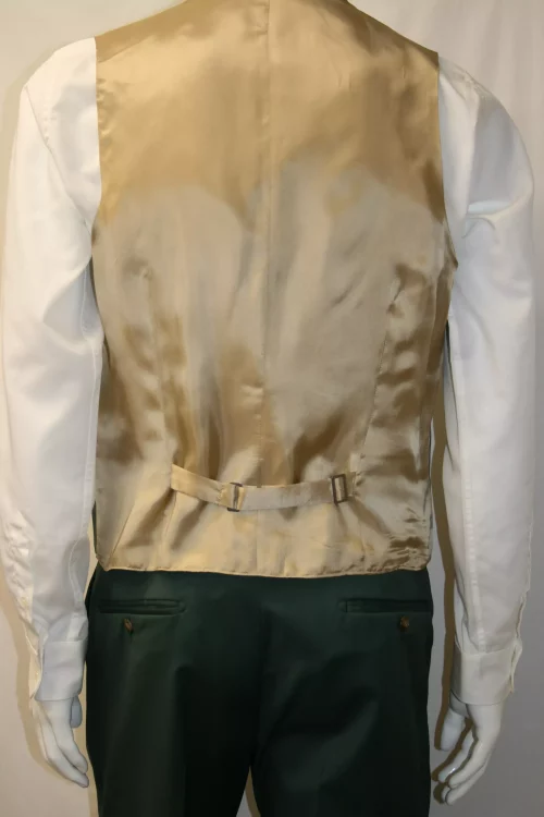 Costume 3 Pieces Serge Verte Las Bang Casino Vert Fonce – Image 5