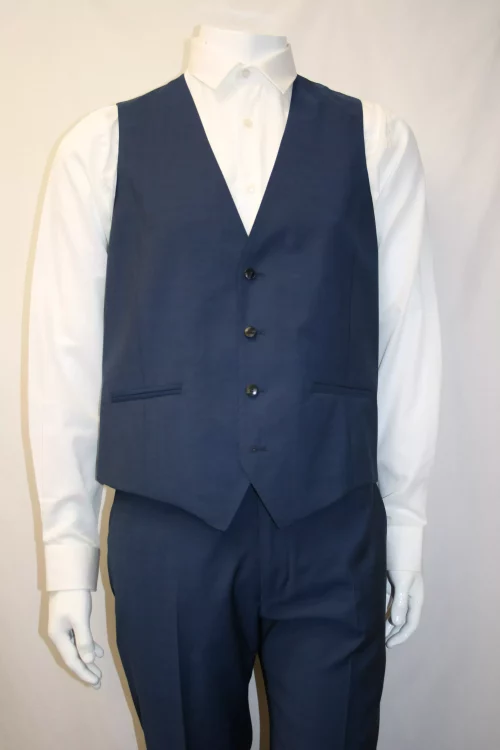 Costume 3 Pieces Toile Ardoise Las Bang Casino Bleu Moyen – Image 2