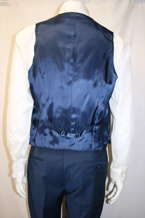 Costume 3 Pieces Toile Ardoise Las Bang Casino Bleu Moyen – Image 4