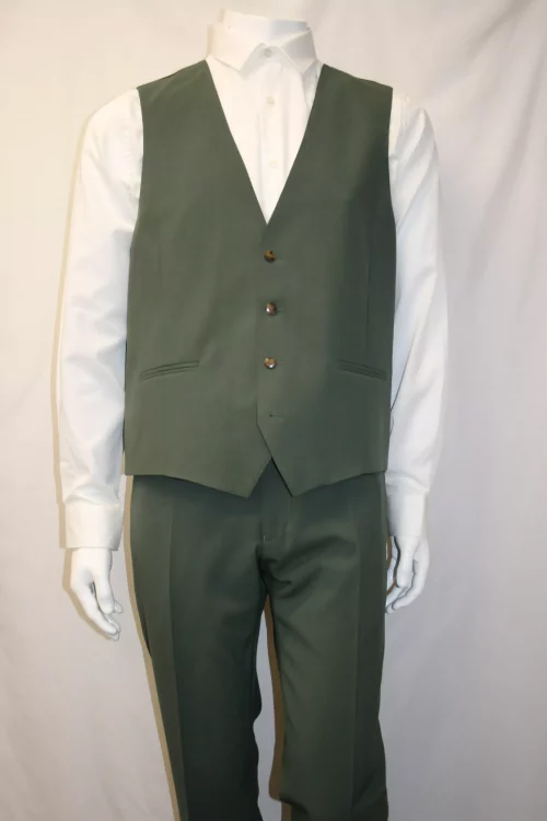Costume 3 Pieces Toile Verte Las Bang Casino Vert Moyen – Image 2
