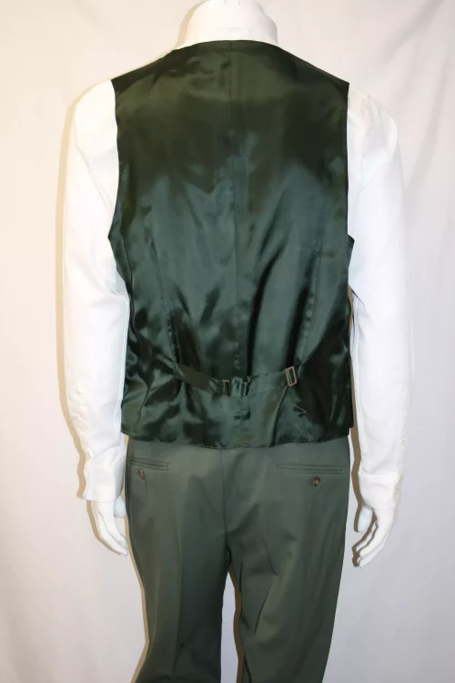 Costume 3 Pieces Toile Verte Las Bang Casino Vert Moyen – Image 4