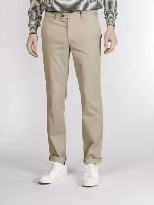 Pantalon Sport Broken Twill Lyocell Beige Moyen