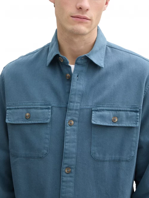 Grosse Piece Blouson Veste Peintre Coton 2pp Bleu Moyen – Image 2
