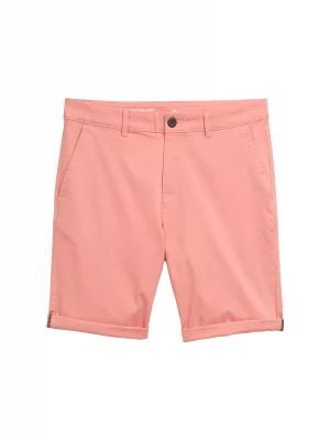 Pantalon Bermuda  Gabardine Stretch Rose Moyen