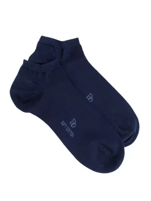 Accessoire Chaussettes Tige Courte Soft Bleu Moyen