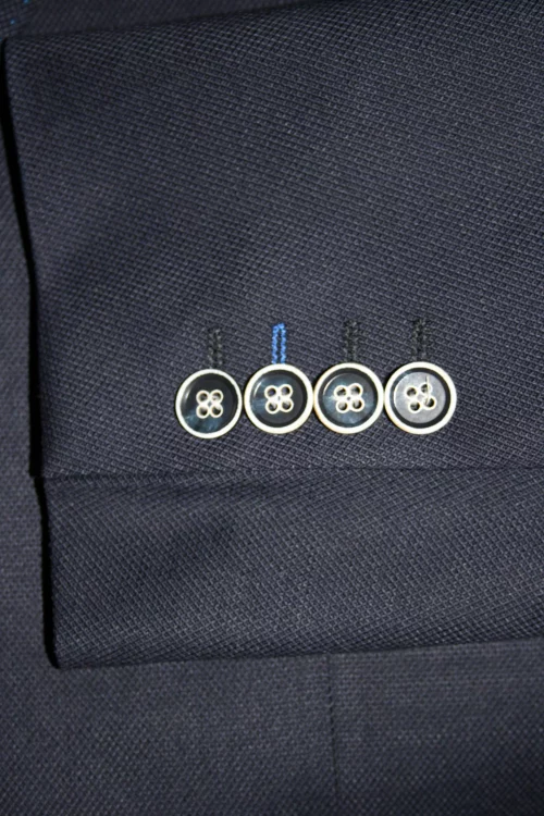 Veste Blazer  Natte Losange Actu Bleu Fonce – Image 3