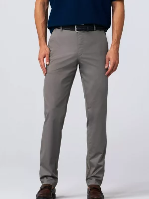 Pantalon Sport Fil A Fil Gris Moyen