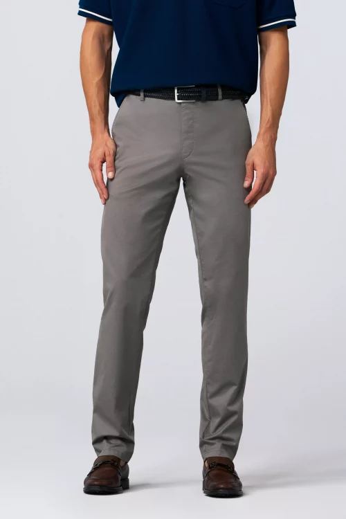 Pantalon Sport Fil A Fil Gris Moyen