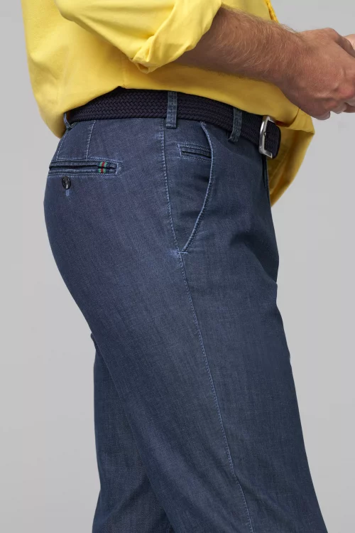 Jean Denim Denim Poches Italiennes Bleu Moyen – Image 3