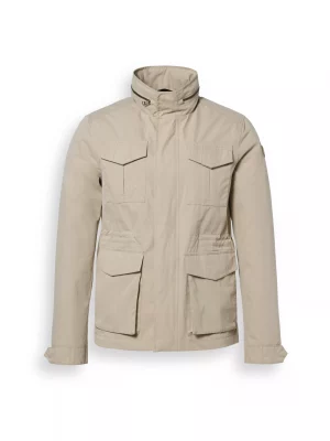 Grosse Piece Parka Saharienne Coton Beige Clair