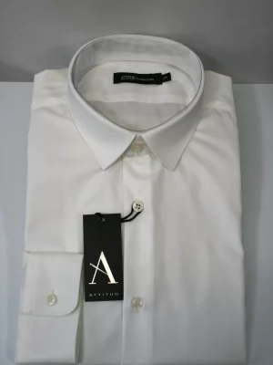 Chemise Manches Longues Ville Twill Uni Modern Psm Beige Clair
