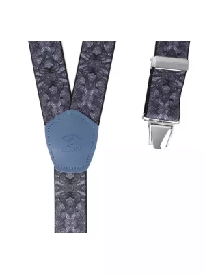 Accessoire Bretelles Tete Lion Bleu Moyen