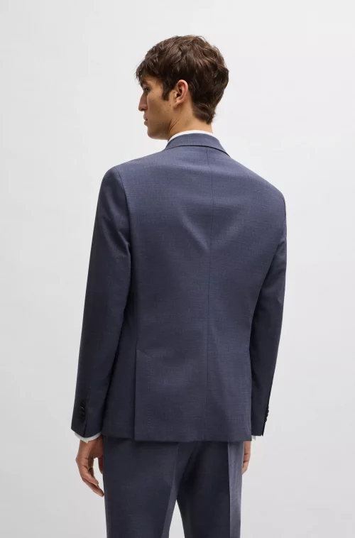 Costume 2 Pieces Performance Unie Bleu Moyen – Image 3
