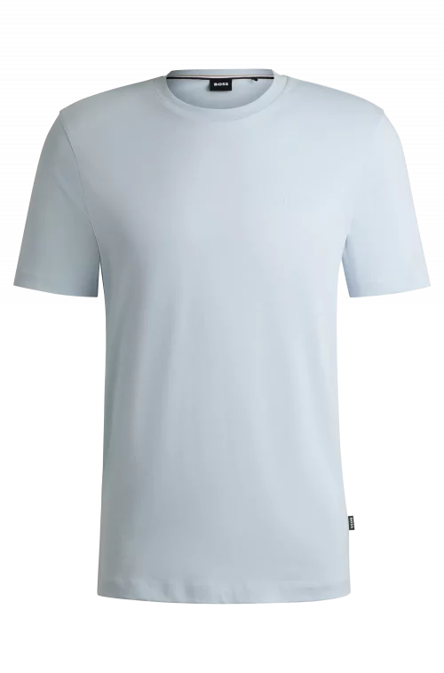 T-shirt Manches Courtes Uni Rdc Bleu Clair